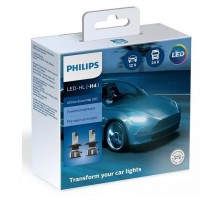 Lamp automobile LED Philips 11342UE2X2, H4, 6500K 
